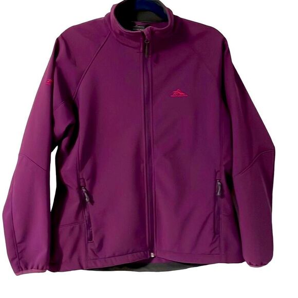 High Sierra purple zip front jacket with four pockets size Large NWOT - Picture 5 of 13